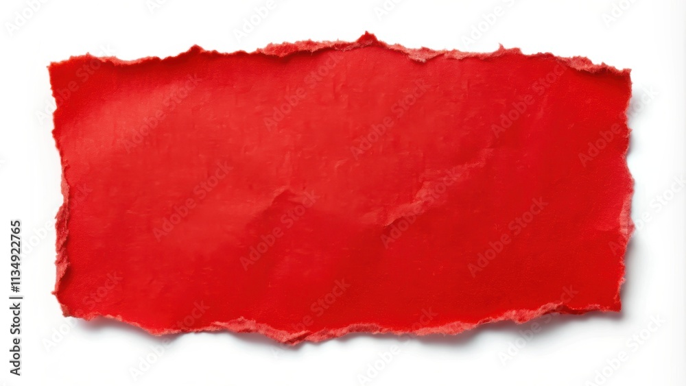 Red paper sticker with torn edges isolated on white background , sticker, paper, red, torn, edges, isolated, white background Red paper sticker with torn edges isolated on white background , sticker, paper, red, torn, edges, isolated, white background