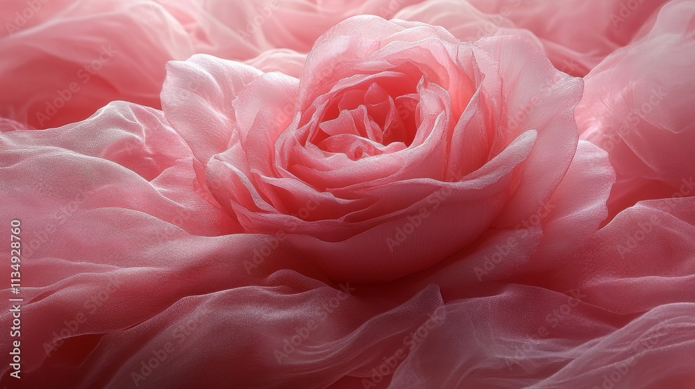Delicate coral fabric rose, perfect for backgrounds, greeting cards, scrap booking, textiles, fashion design, and feminine themed designs Delicate coral fabric rose, perfect for backgrounds, greeting cards, scrap booking, textiles, fashion design, and feminine themed designs