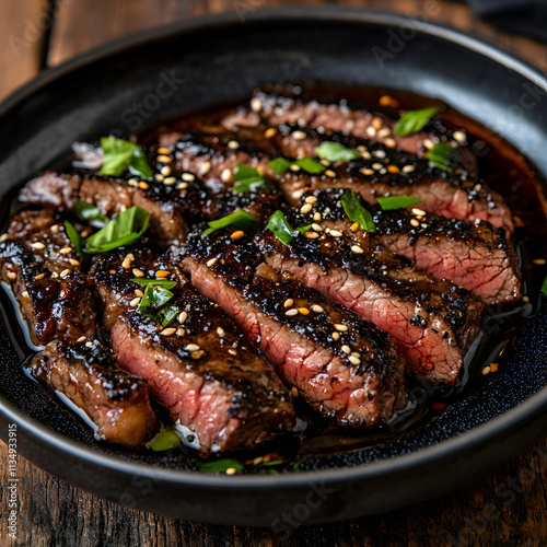 Obraz na płótnie Asian Steak Marinade: A Flavorful Fusion w salonie