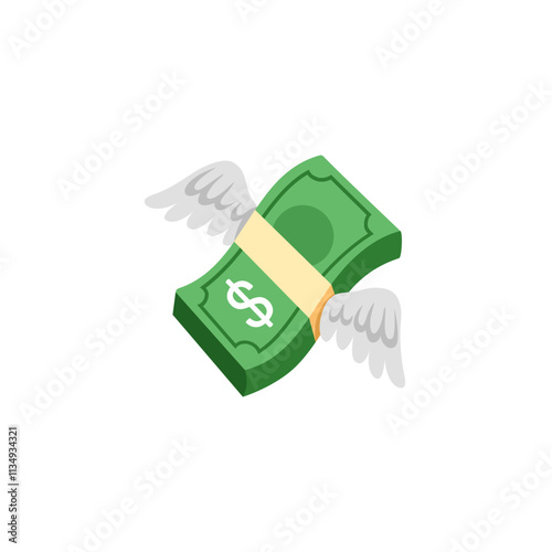 Money with Wings Icon
