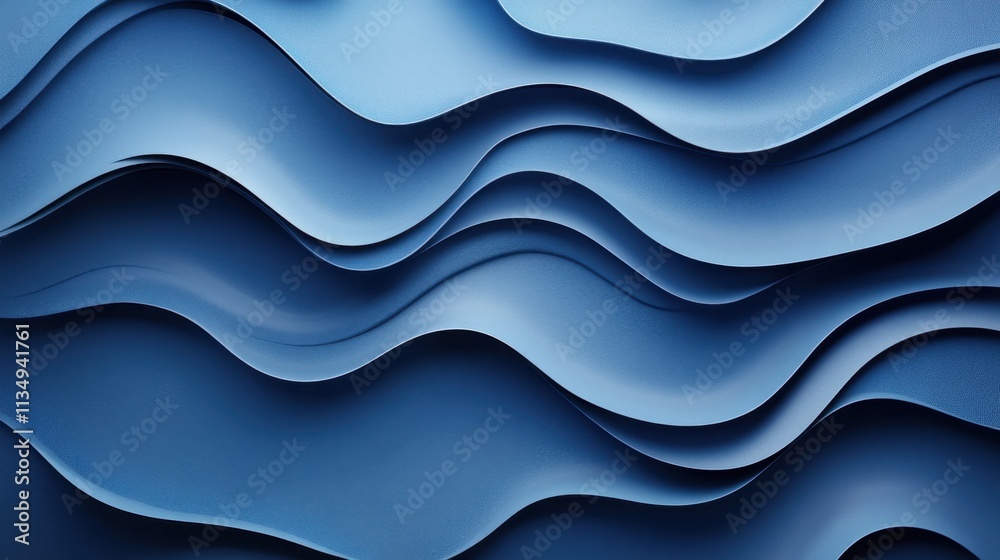 Beautiful blue waves of textured paper create a mesmerizing flow that captures the essence of elegance and creativity in design Beautiful blue waves of textured paper create a mesmerizing flow that captures the essence of elegance and creativity in design