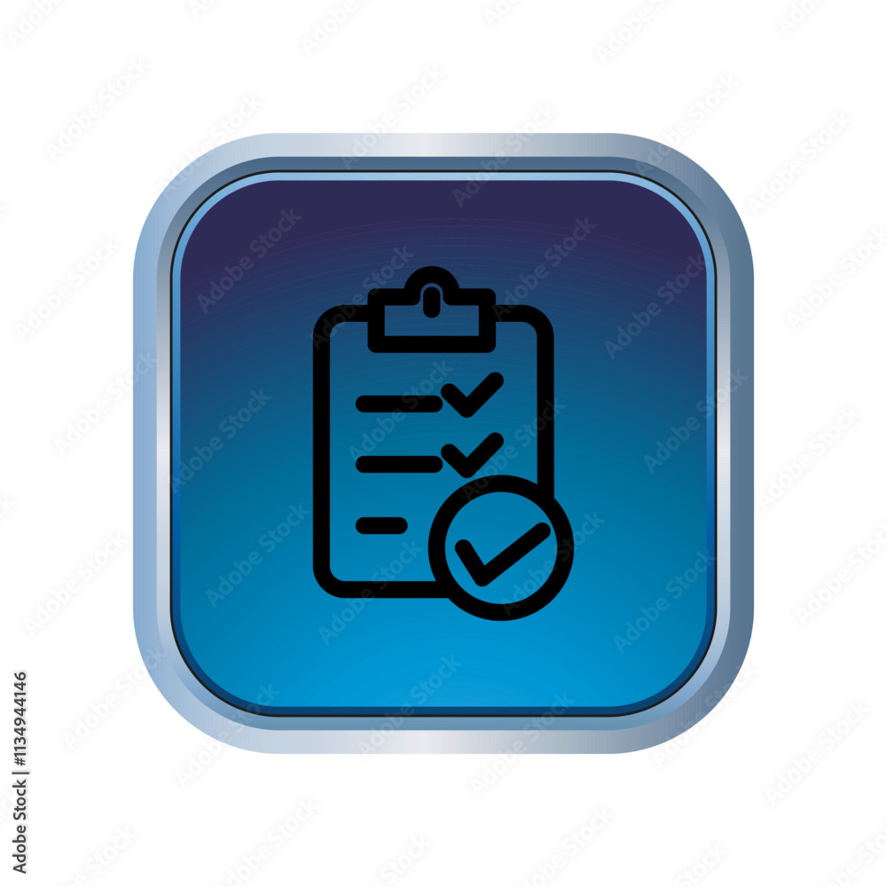 Checklist icon design template Checklist icon design template