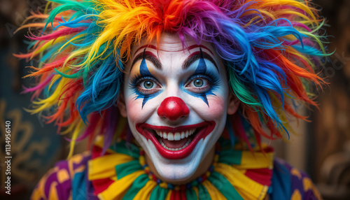 clown with a smile