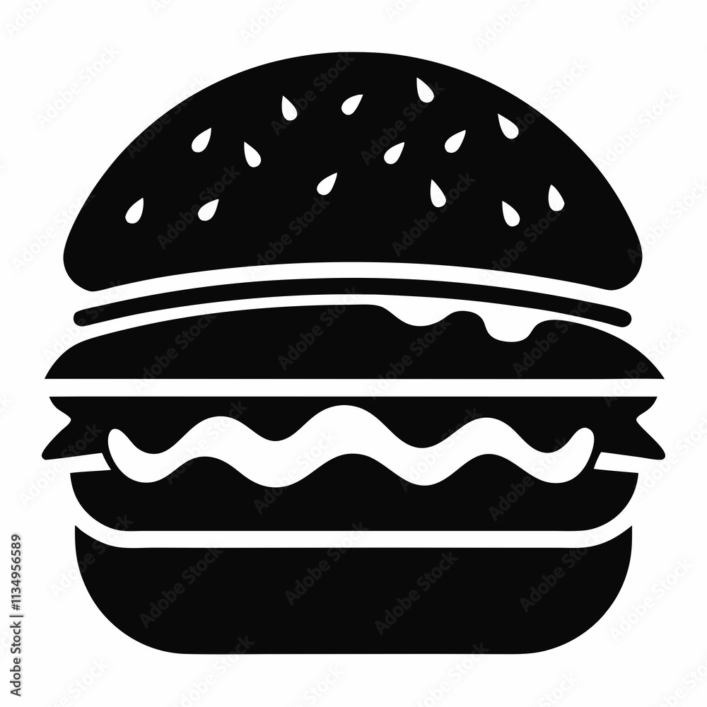 hamburger isolated on white hamburger isolated on white