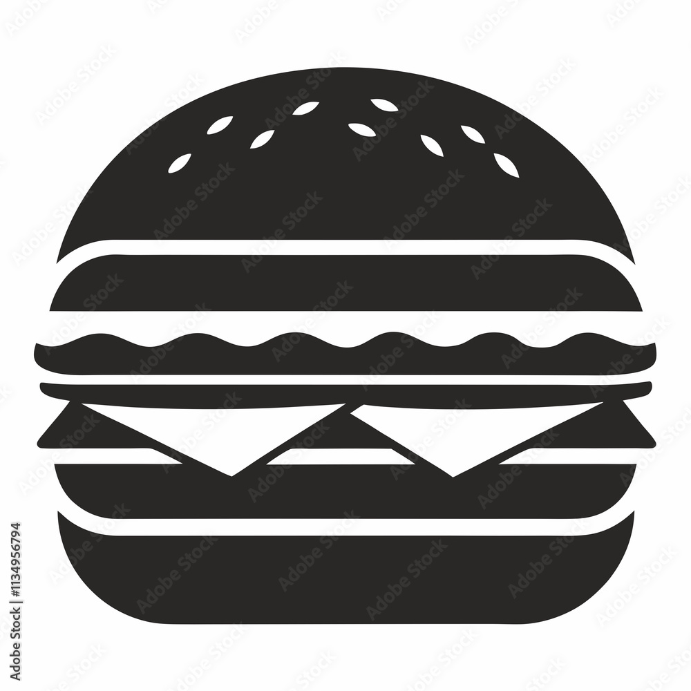 hamburger isolated on white hamburger isolated on white