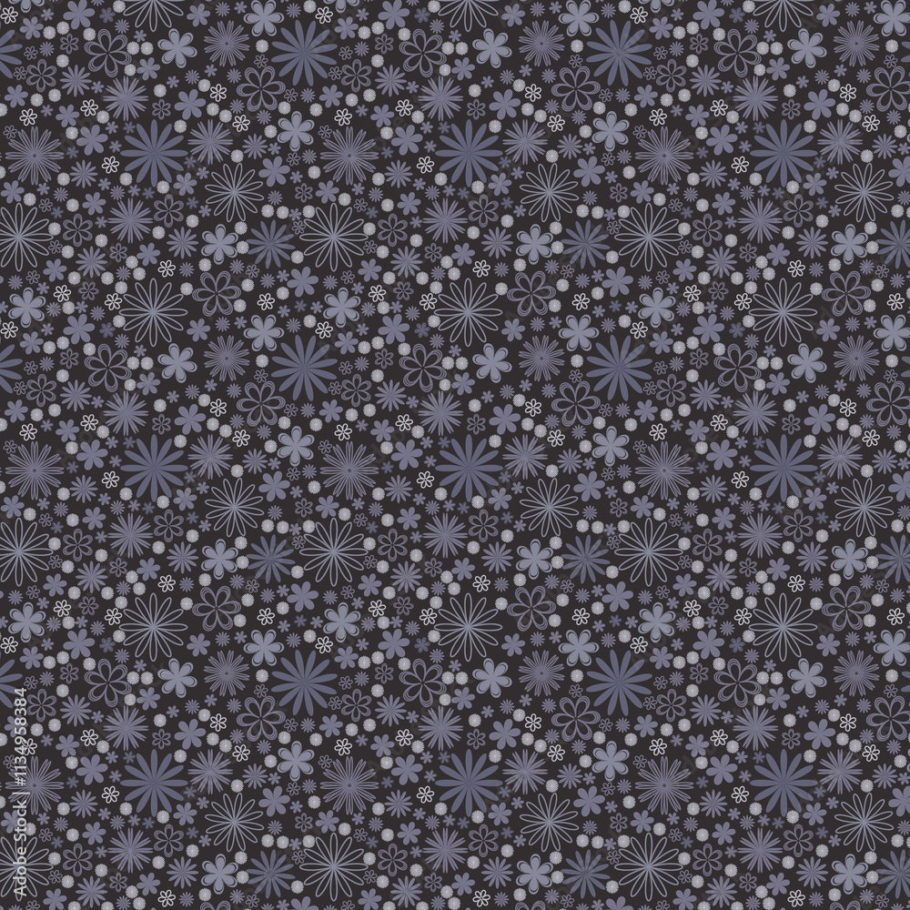 digital and textile flowers Seamless Pattern digital and textile flowers Seamless Pattern