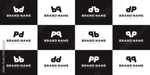 Collection of Vector Bold Lettermark Logos