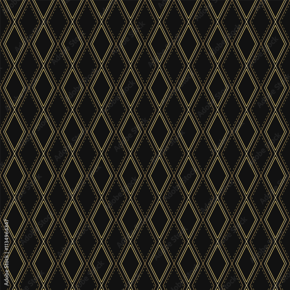 Fototapeta premium Festive abstract pattern with rhombus