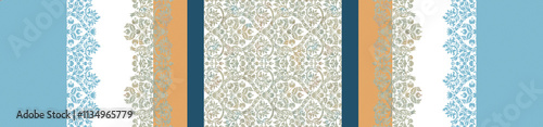 Textile and digital seamless pattern