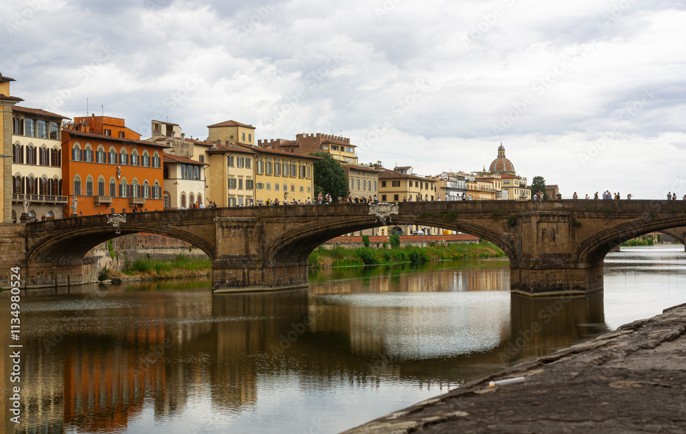 Bridge over the river Arno in Florence