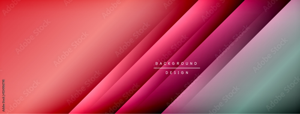 Dynamic shadow lines with gradient colors geometric background Dynamic shadow lines with gradient colors geometric background