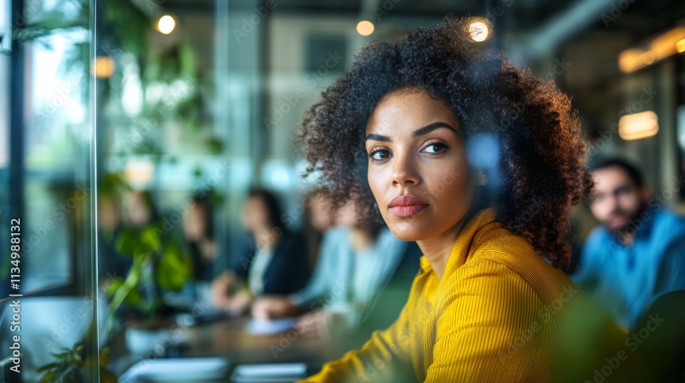 Impact of emotions on decision making, a reflective person in an office, contemplating options with facial expressions of concern Impact of emotions on decision making, a reflective person in an office, contemplating options with facial expressions of concern