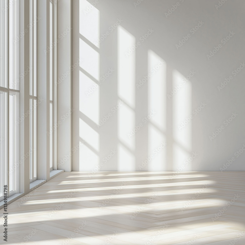 Fototapeta premium Empty room before moving