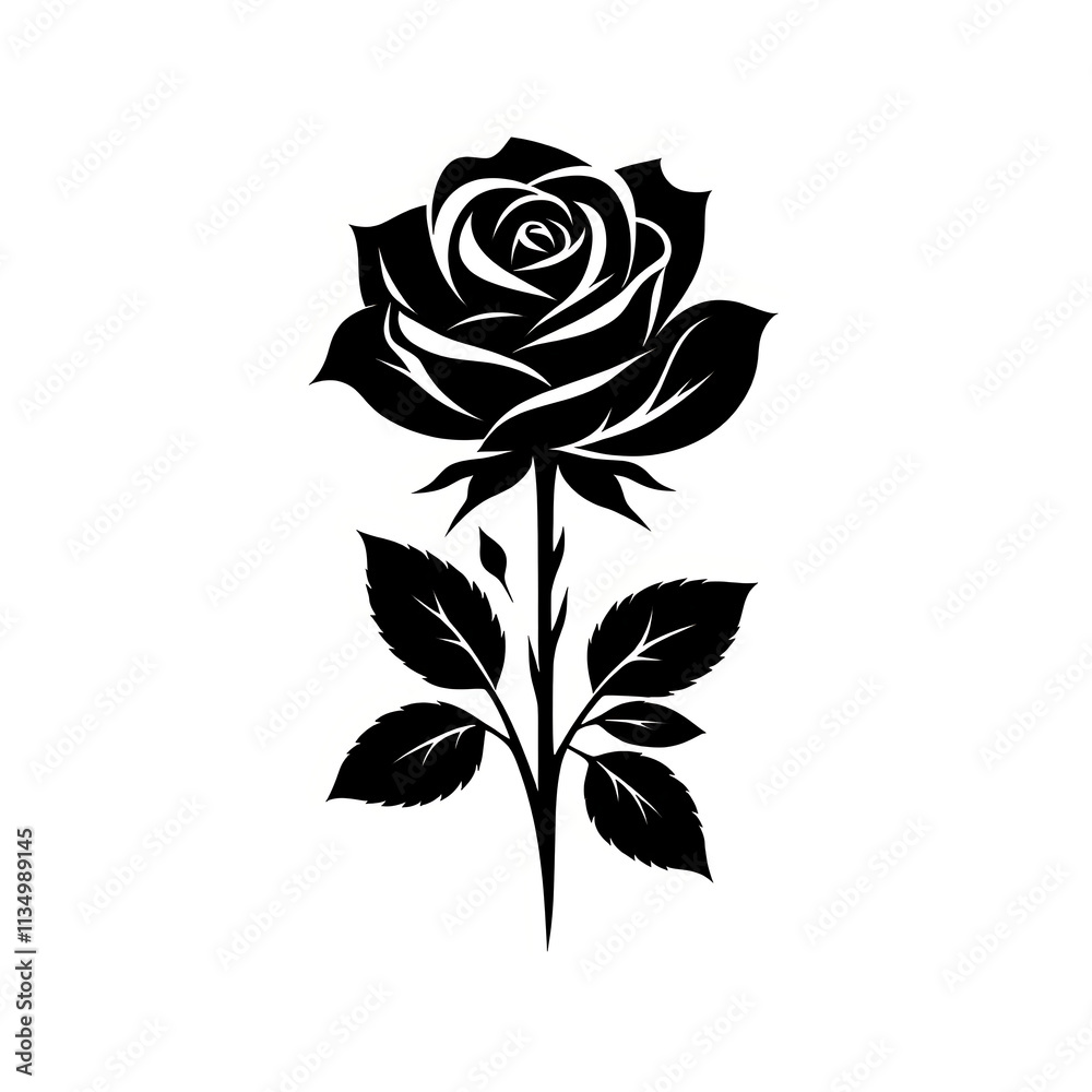 black and white rose black and white rose