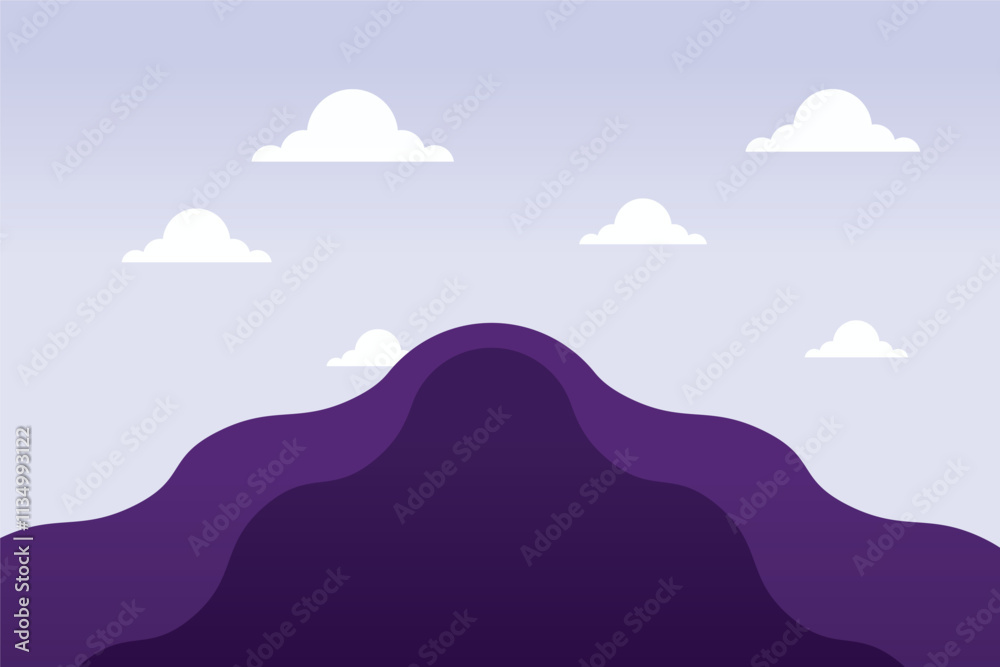 clouds and sky panorama Landscape background design for poster flyers flat cartoon postcards clouds and sky panorama Landscape background design for poster flyers flat cartoon postcards
