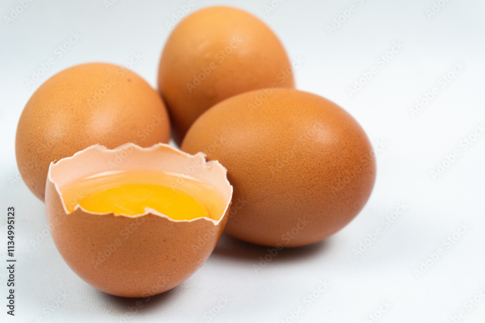 collection of raw eggs isolated on white background collection of raw eggs isolated on white background
