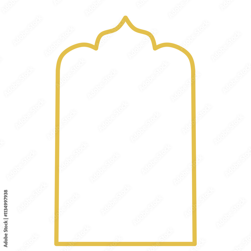 Ramadan gold Frames . Vector Islam Shapes Elements. Arabic Arch Door and Windows In Minimal Outline Style for Labels Logo Banner Templates Ramadan gold Frames . Vector Islam Shapes Elements. Arabic Arch Door and Windows In Minimal Outline Style for Labels Logo Banner Templates
