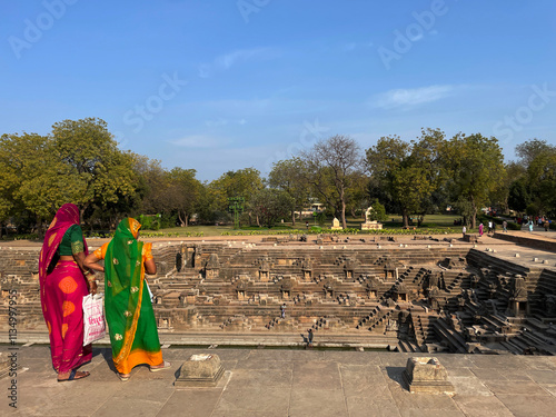 Sun Temple of Modhera gujrat | sun temple | modhera mahesana | Indian ancient sculptures | Heritage Sites of India	
 photo