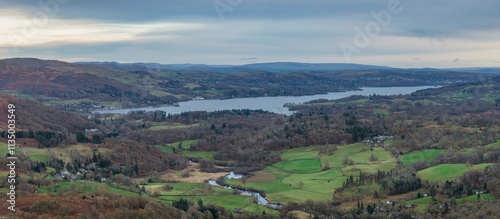 Dramatic large panorama aer...