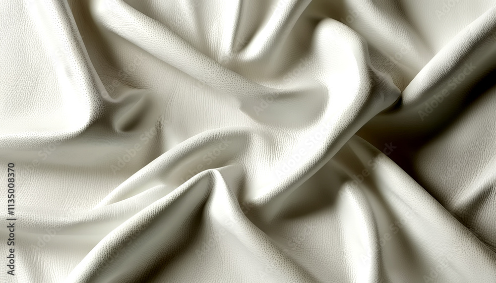 Obraz premium Elegance captured in soft, flowing fabric with gentle folds and creases