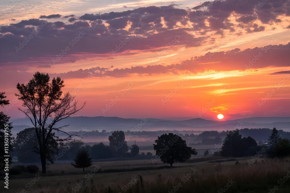 The sun rises, casting golden hues across the sky, illuminating soft clouds with vibrant colors. A breathtaking blend of warmth and light fills the serene morning. The sun rises, casting golden hues across the sky, illuminating soft clouds with vibrant colors. A breathtaking blend of warmth and light fills the serene morning.