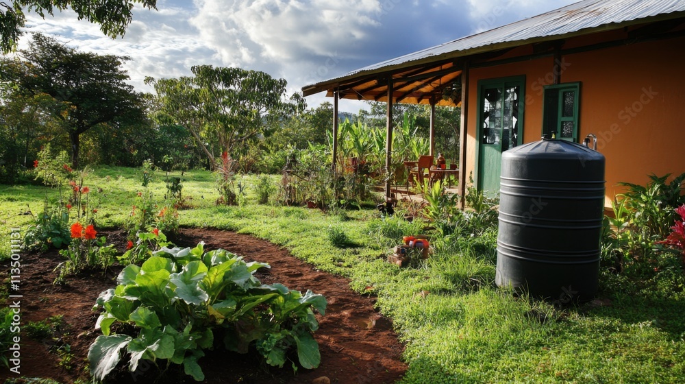 Rainwater harvesting system in a rural homestead Rainwater harvesting system in a rural homestead