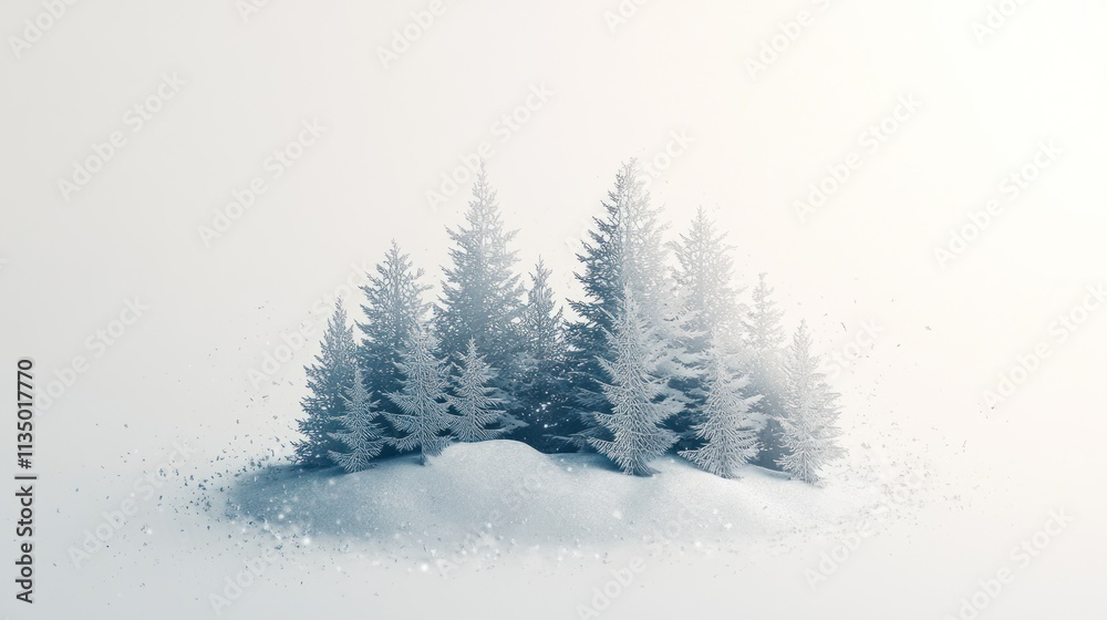 Winter Wonderland: Enchanting Snowy Forest Winter Wonderland: Enchanting Snowy Forest