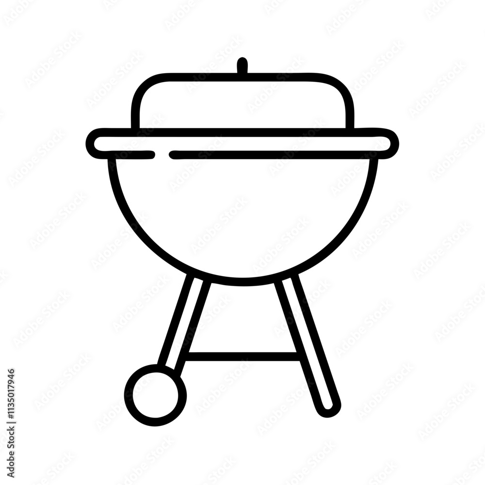 bbq grill icon, independence day line art, independence icon - simple black line art icon of bbq grill, for independence day celebrations. independence vector art. bbq grill icon, independence day line art, independence icon - simple black line art icon of bbq grill, for independence day celebrations. independence vector art.