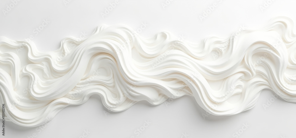 white wavy curls on a white background, abstract background white wavy curls on a white background, abstract background