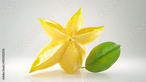 3D Starfruit icon on a white background