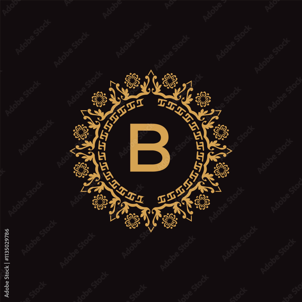 Fototapeta premium B letter logo design .