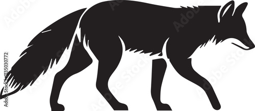 Fox  silhouette vector EPS 
