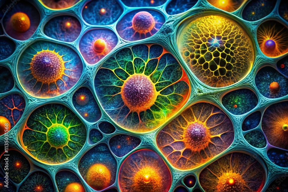 Low Light Photography of Cellular Structures Forming New Connections Through Artistic Light Manipulation and Shadows, Showcasing the Beauty of Biological Growth and Scientific Discovery Low Light Photography of Cellular Structures Forming New Connections Through Artistic Light Manipulation and Shadows, Showcasing the Beauty of Biological Growth and Scientific Discovery