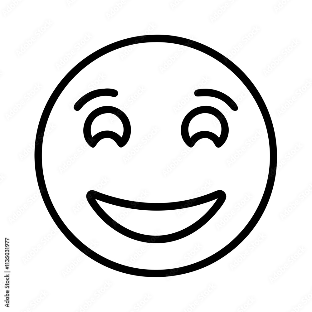 smiling face emoji icon, emoji day line art, emoji icon - simple black line art icon of smiling face emoji, symbolizing emoji day topic celebrations. emoji vector art. smiling face emoji icon, emoji day line art, emoji icon - simple black line art icon of smiling face emoji, symbolizing emoji day topic celebrations. emoji vector art.