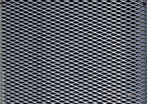 Obraz na płótnie Perforated metal surface in Rio de Janeiro, Brazil w salonie