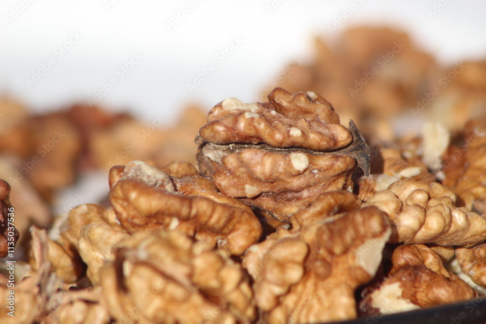 Walnuts Close Up Walnuts Close Up