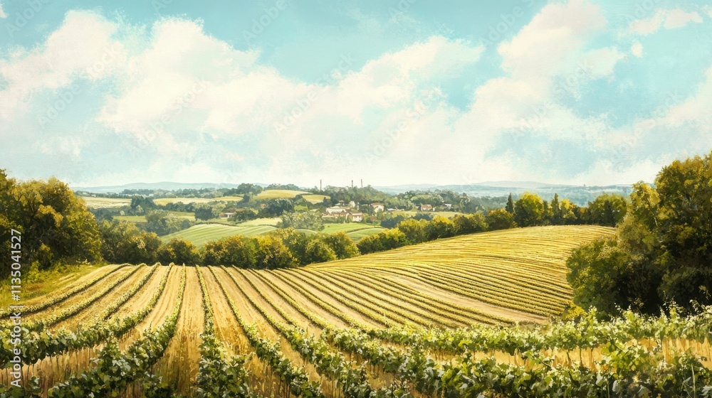 Agricultural fields with windbreaks for climate resilience Agricultural fields with windbreaks for climate resilience