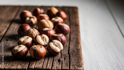 Discover hazelnut images for snacks, baking, and creative food designs. Perfect for healthy recipes and nut-based projects. photo