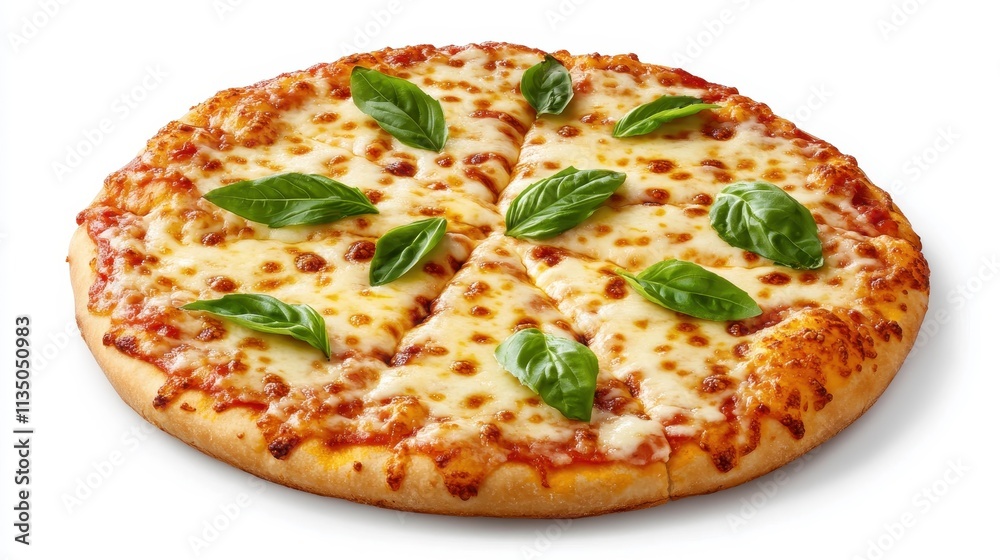 Delicious Freshly Baked Cheese Pizza Topped with Basil Leaves on a Crisp Golden Crust Perfect for Sharing and Enjoying with Family and Friends Delicious Freshly Baked Cheese Pizza Topped with Basil Leaves on a Crisp Golden Crust Perfect for Sharing and Enjoying with Family and Friends