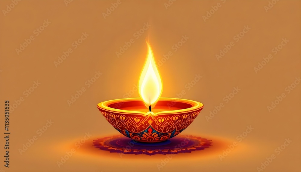 traditional clay oil lamp with intricate floral patterns engraved on its surface traditional clay oil lamp with intricate floral patterns engraved on its surface