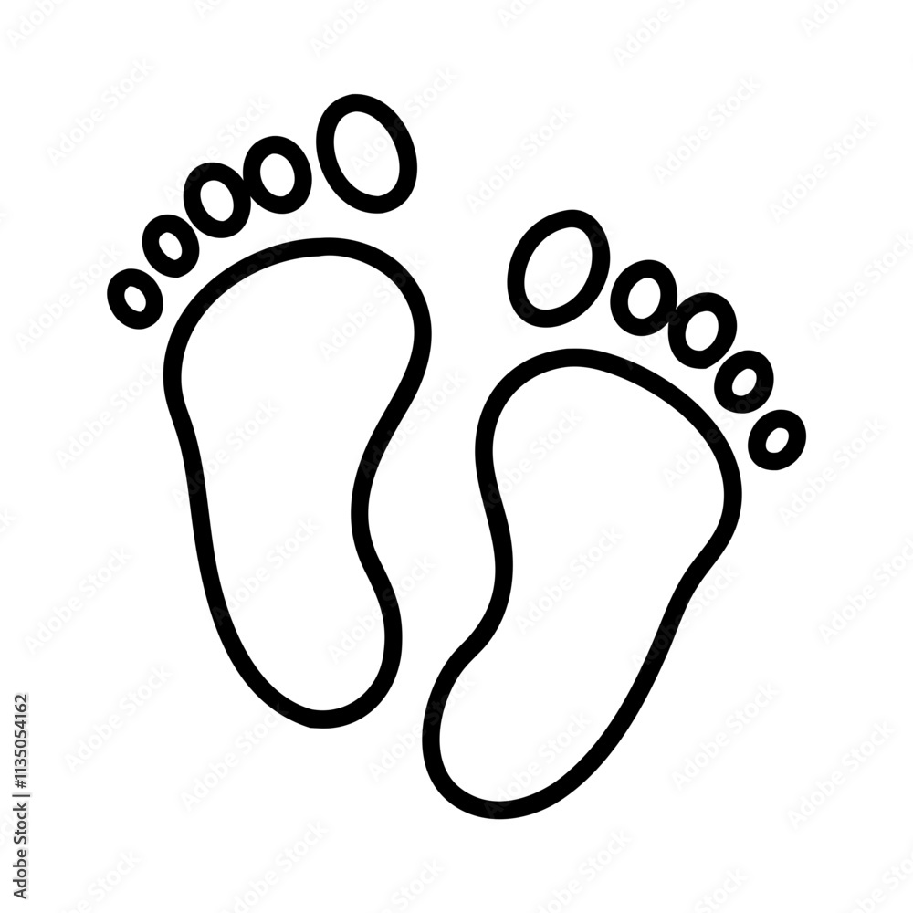 father and baby footprints icon, father’s day line art, father icon - simple black line art icon of father and baby footprints, for father’s day celebrations. father vector art. father and baby footprints icon, father’s day line art, father icon - simple black line art icon of father and baby footprints, for father’s day celebrations. father vector art.