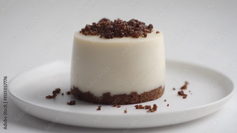 Close-up of mÃmmi showing rich texture and creamy topping. Close-up of mÃmmi showing rich texture and creamy topping.