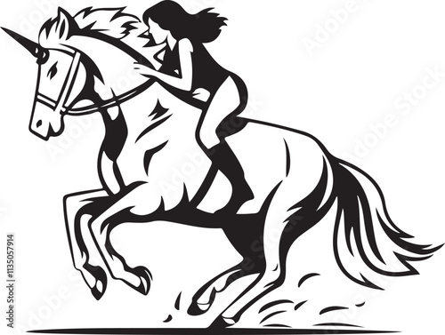 A jockey riding racehorse, person with horse