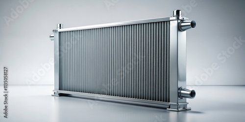 Wallpaper Mural Car Radiator Illustrations: Flat Outline & Detailed Car Radiator Graphics for Automotive Design Torontodigital.ca