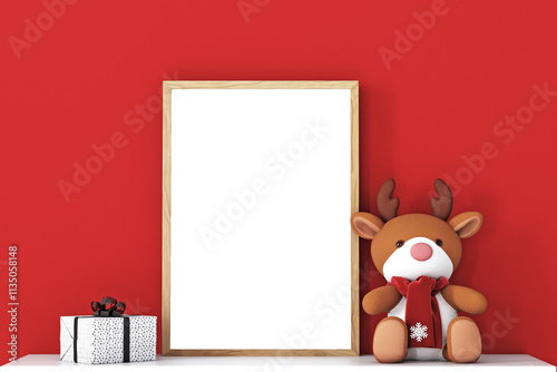 Christmas Frame Mockup photo