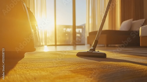 Wallpaper Mural Luxurious Hotel Suite with Golden Hour Light Torontodigital.ca