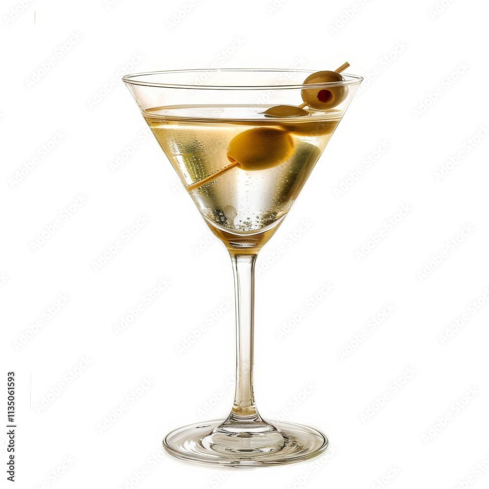 A sophisticated martini cocktail, garnished with a twist of lemon peel, condensation forming on the chilled glass A sophisticated martini cocktail, garnished with a twist of lemon peel, condensation forming on the chilled glass