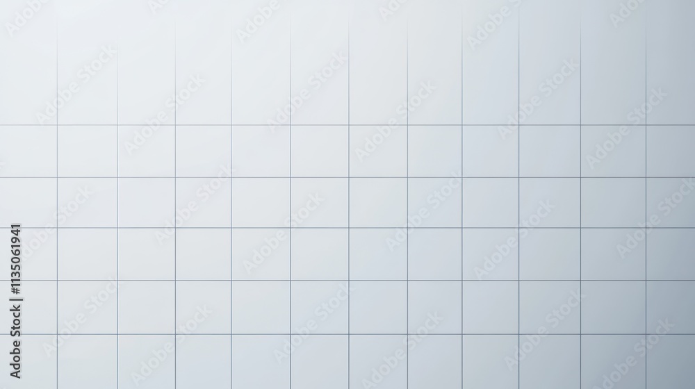 White tiled wall with a grid pattern White tiled wall with a grid pattern