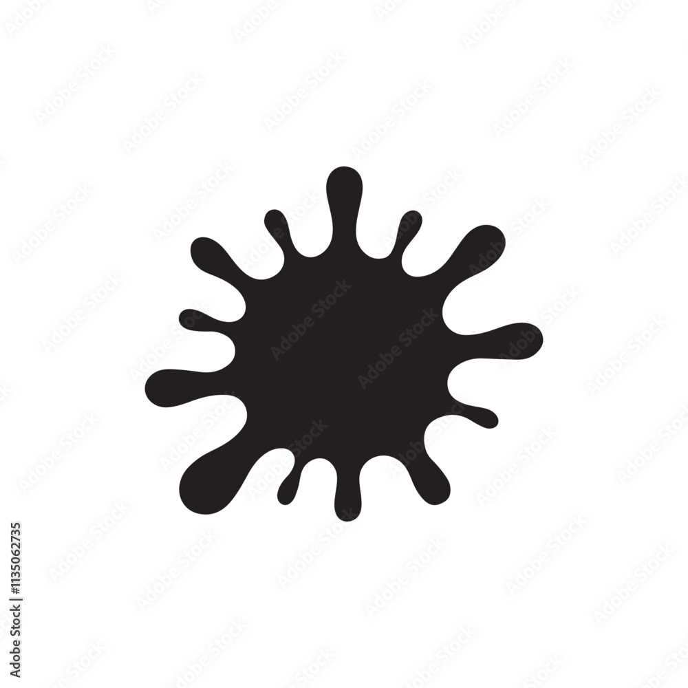 Paint Splash Silhouette Vector - Abstract Paint Splatter and Splat Designs for Creative Graphic Art Paint Splash Silhouette Vector - Abstract Paint Splatter and Splat Designs for Creative Graphic Art