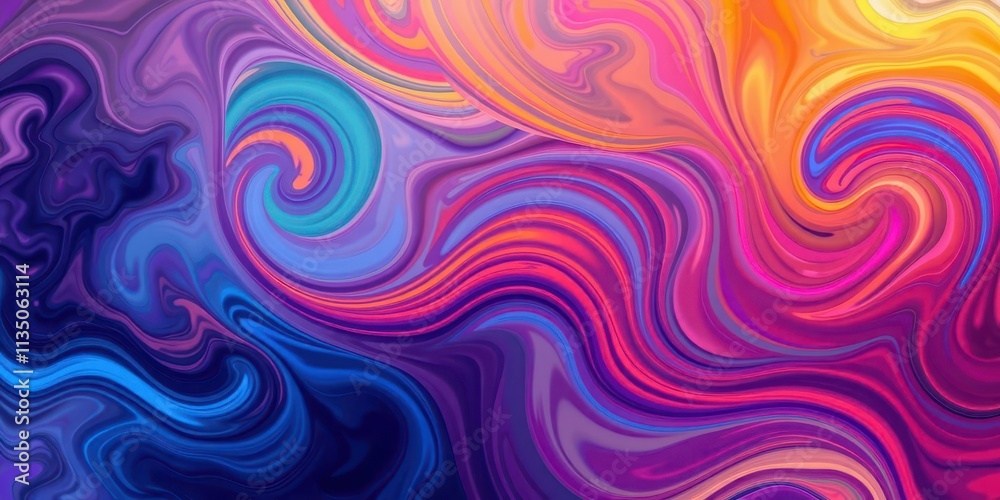 Vibrant swirls of color in an abstract background, blending, artistic background, modern Vibrant swirls of color in an abstract background, blending, artistic background, modern